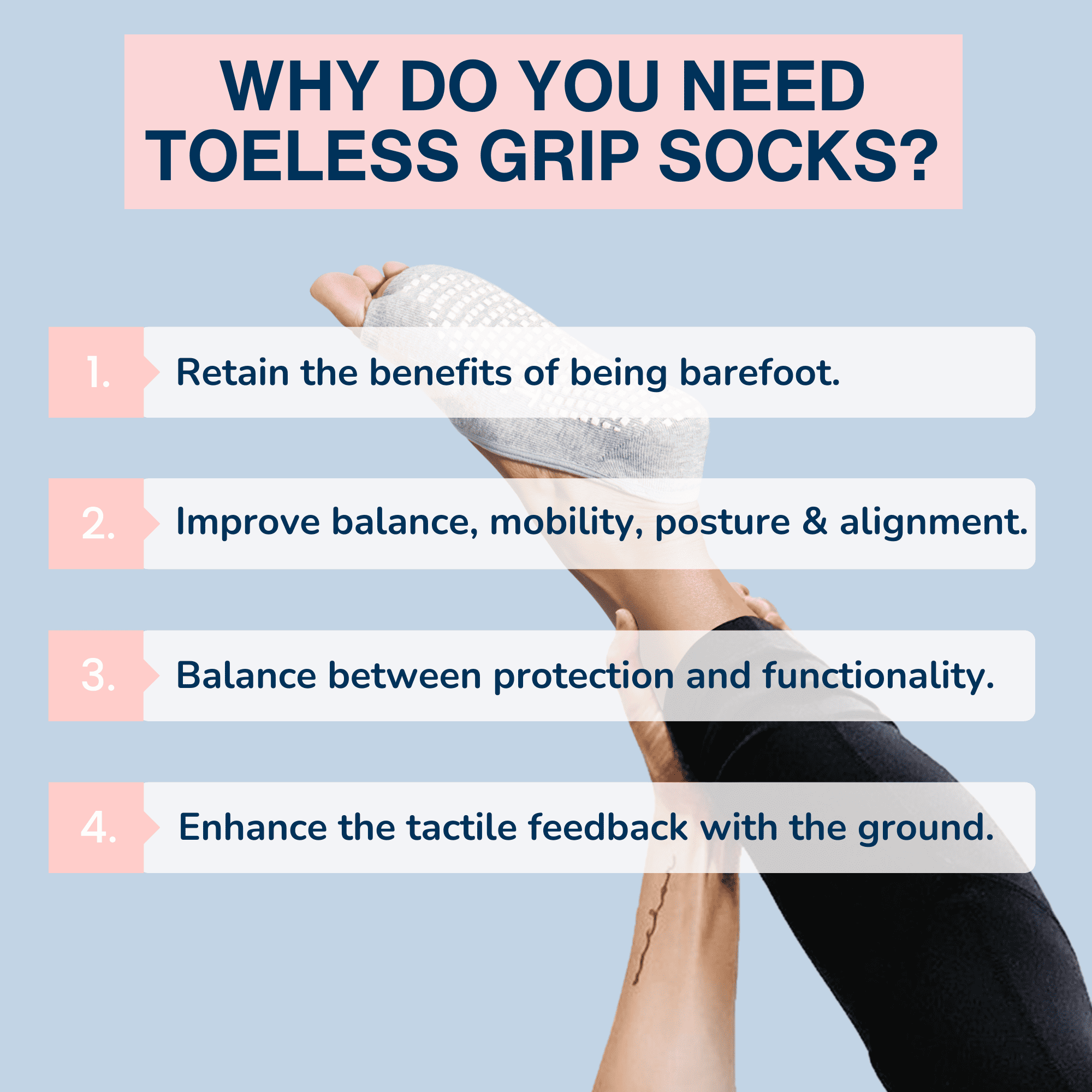 Tucketts Ballerina Pilates Socks - Non-Slip Grip, Open Toe, Barre & Yoga - Women's