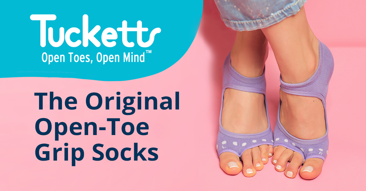 Tucketts Toeless Grip Socks  Open Toes, Open Mind – Tucketts™