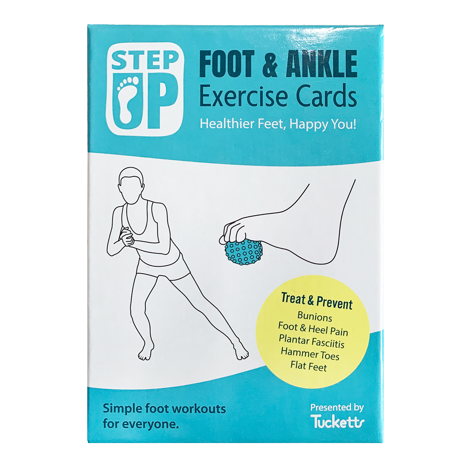 Foot Exercise Step STEP UP Foot & Ankle Exercise Card Deck – Tucketts™