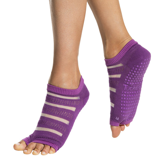  Toes Home Pilates Socks for Women with Grippers, Non