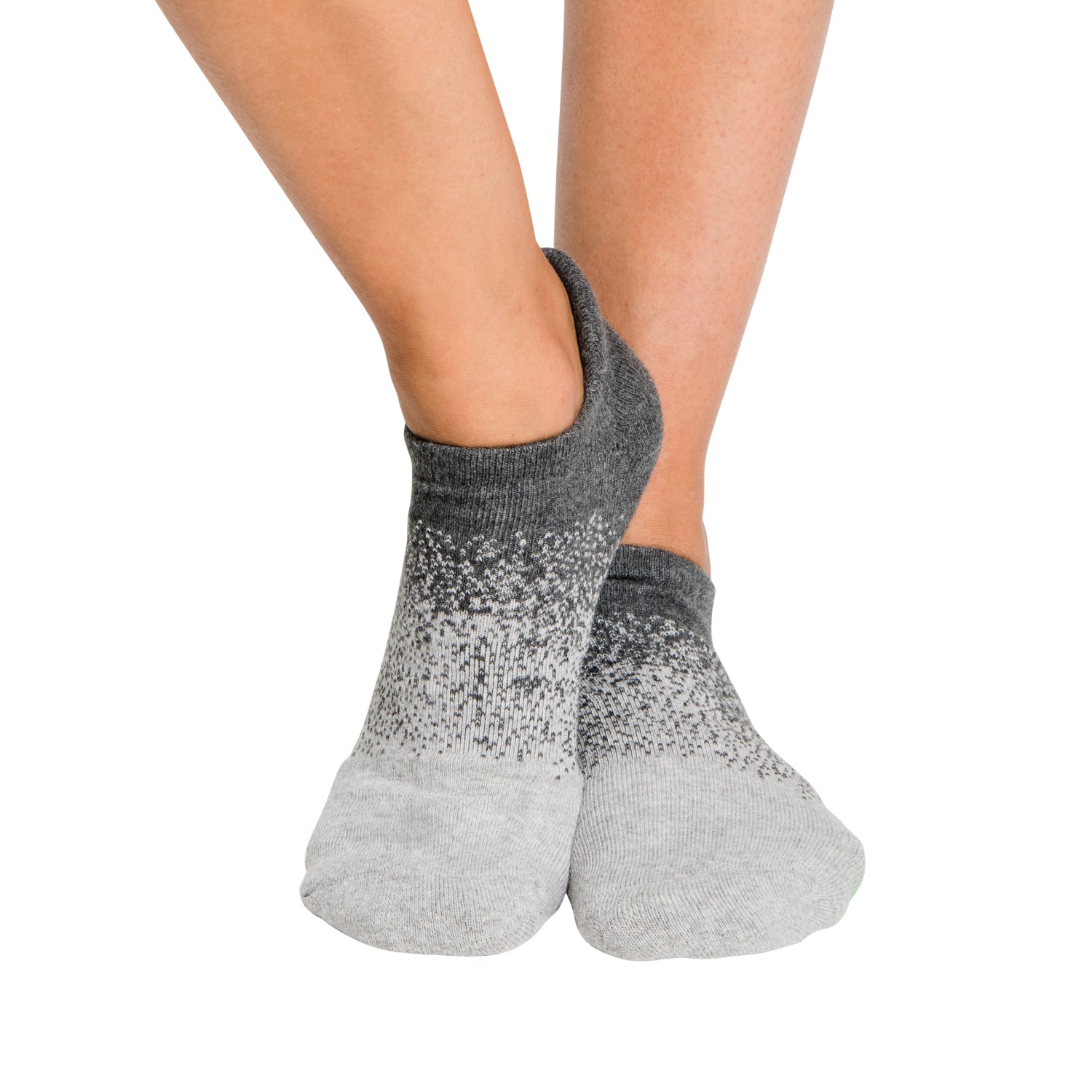 Tucketts Tab Glacial Moraine Pilates Socks - Non-Slip Grip, Closed Toe, Barre & Yoga - Women's