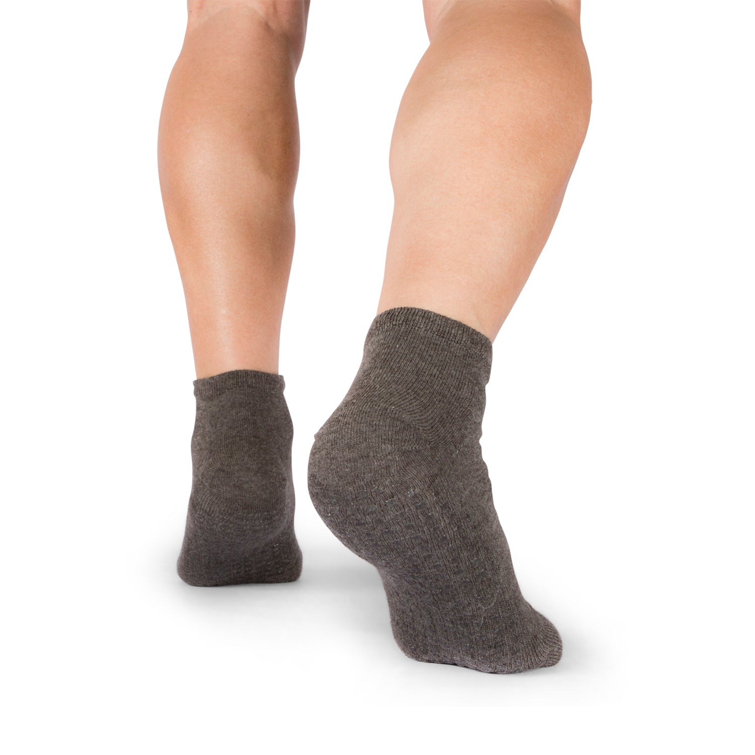Anklet - Charcoal Heather - Men/Women L - Grip Socks